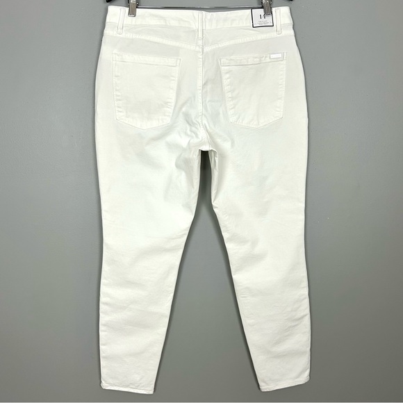 WHBM High-Rise Sculpt Ankle Skinny Jeans Women’s Size 14 Tummy Smoothing White - Picture 5 of 10